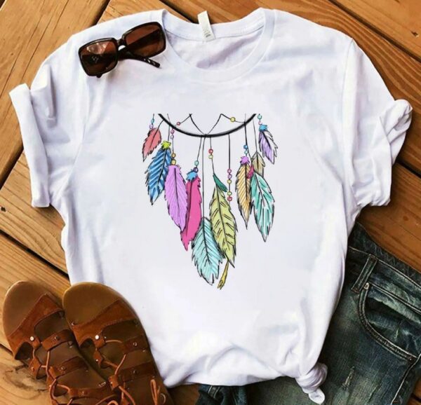 Plumas de colores